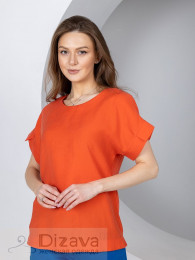 Блуза оранжевая